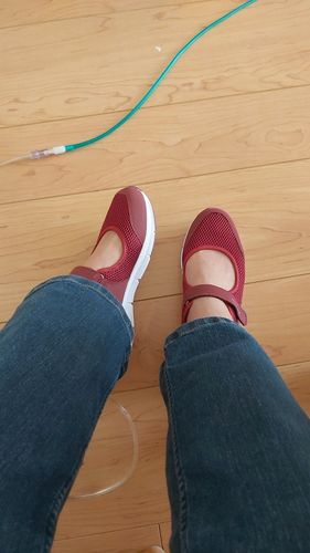 Customer photo review of Chaussures Orthopédiques Antidérapant Ajustable pour Femme