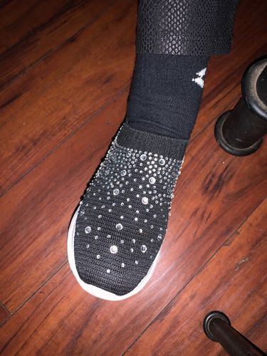 Customer photo review of Chaussures Orthopédiques Respirantes En Cristal Pour Femme