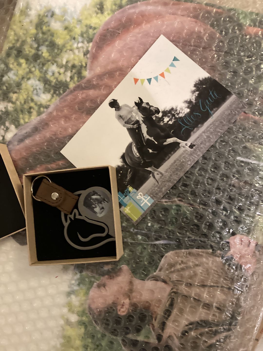 Customer photo review of Schlüsselanhänger Pferdeliebe