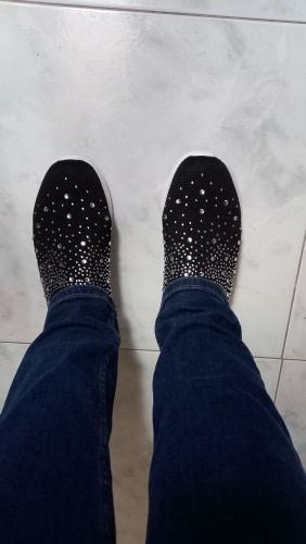 Customer photo review of Chaussures Orthopédiques Respirantes En Cristal Pour Femme