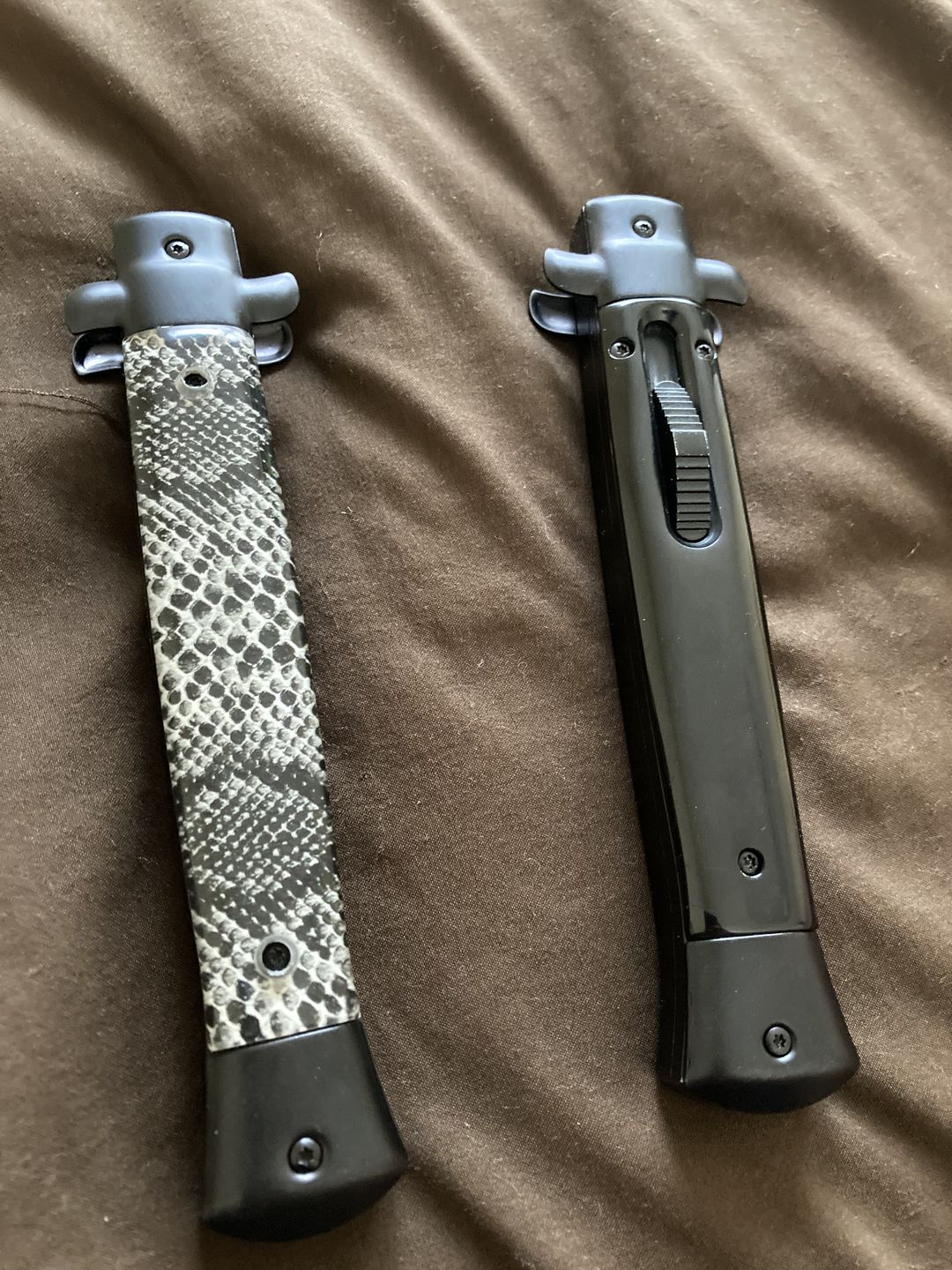 Customer photo review of 11" VT Don D/A OTF  - Black Marble