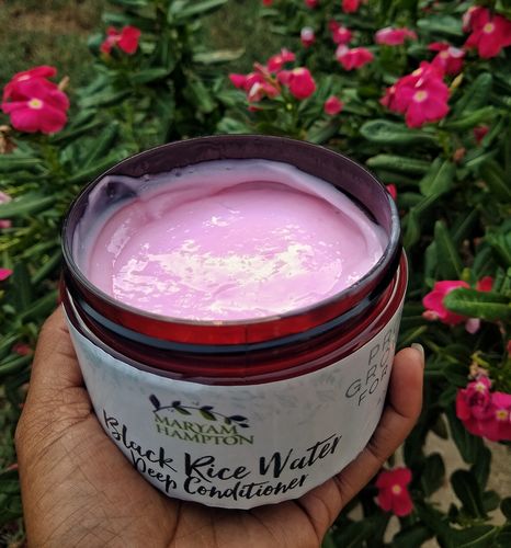 Customer photo review of Black Rice Water Deep Conditioner