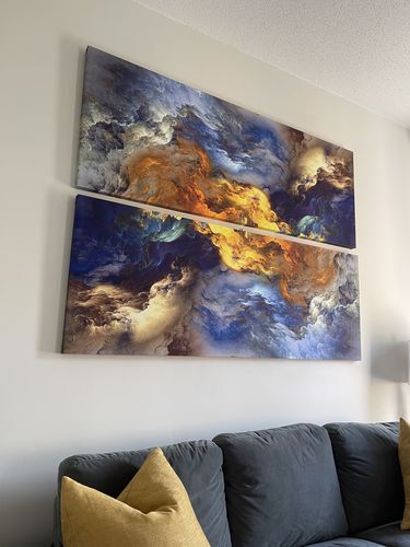 Customer photo review of 'Faith' Framed Canvas