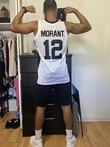 Customer photo review of Ja Morant Crestwood Knights High School Jersey
