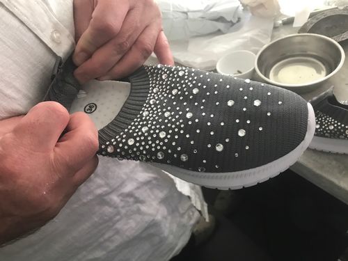 Customer photo review of Chaussures Orthopédiques Respirantes En Cristal Pour Femme