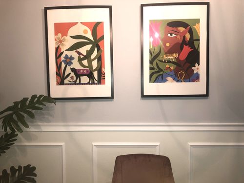 Customer photo review of Home Art Print by Maheswari Janarthanan