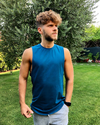 Customer photo review of Sports Vest - Blu Acceso