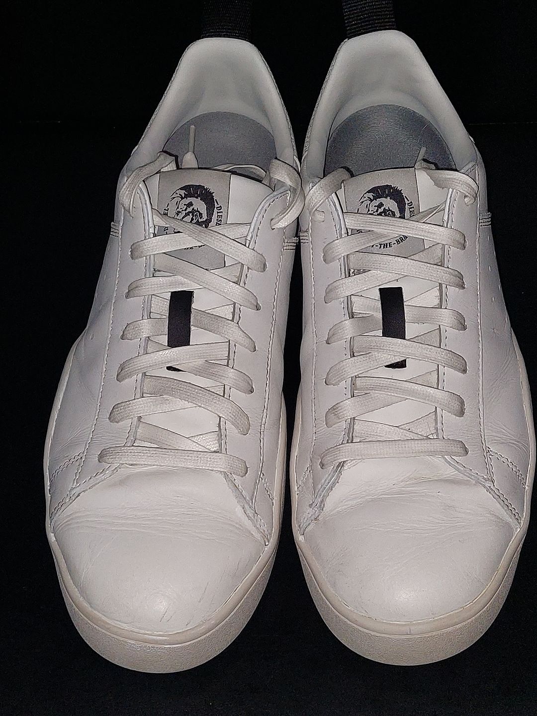 Customer photo review of Flat Waxed Cotton Shoe Laces