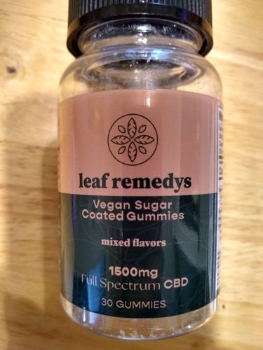 Customer photo review of 1500mg CBD Gummies mixed flavors