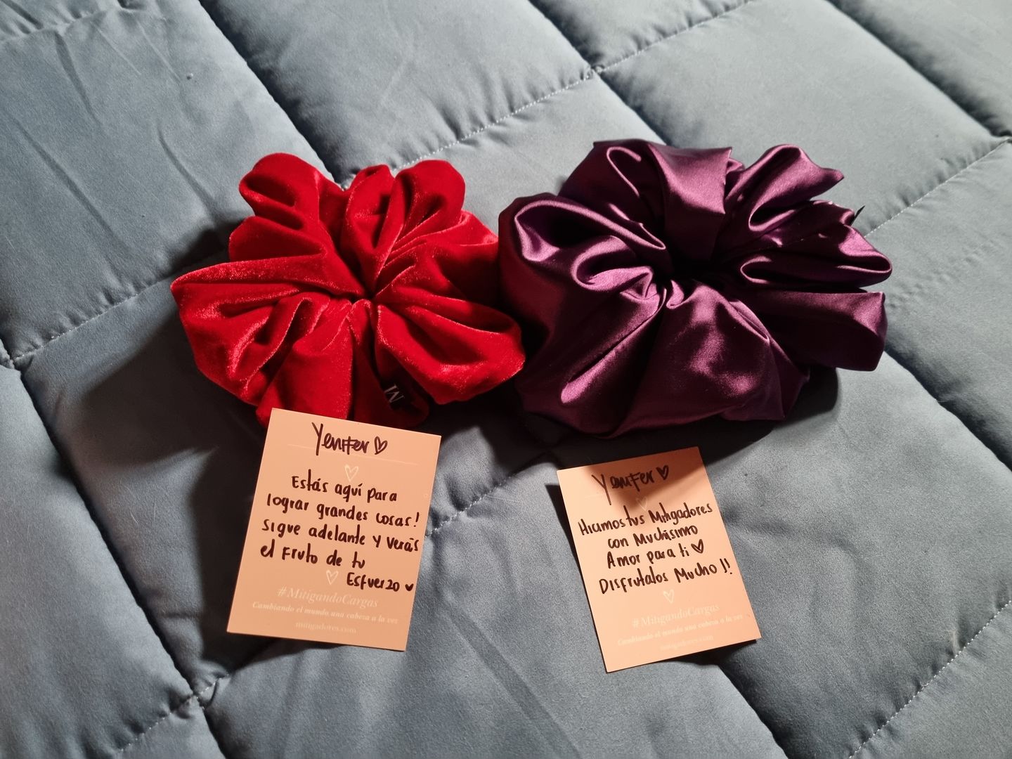 Customer photo review of DANIELA Oversized Scrunchie