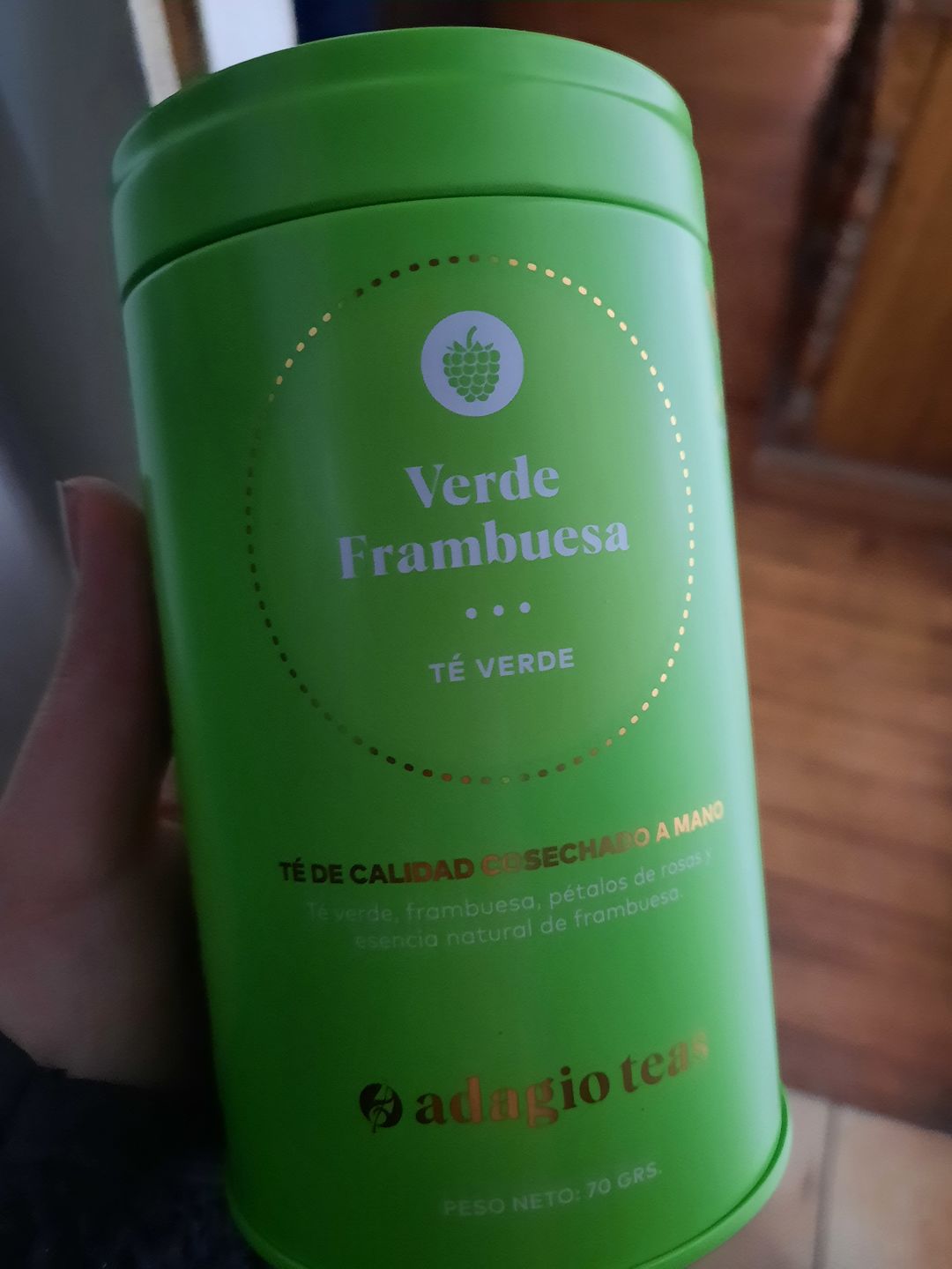 Customer photo review of Verde Frambuesa Tin