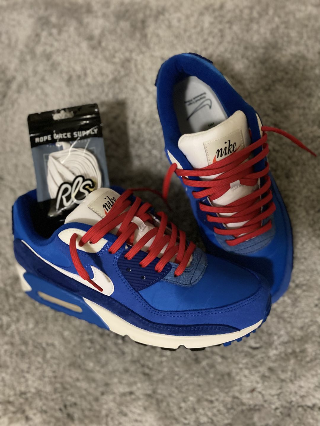 Customer photo review of Flat Standard Shoe Laces - Solids