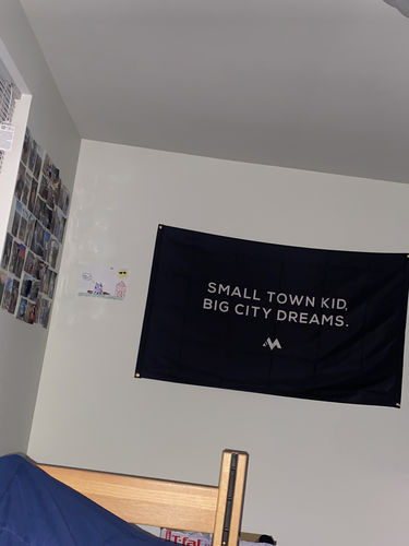 Customer photo review of SMALL TOWN KID FLAG