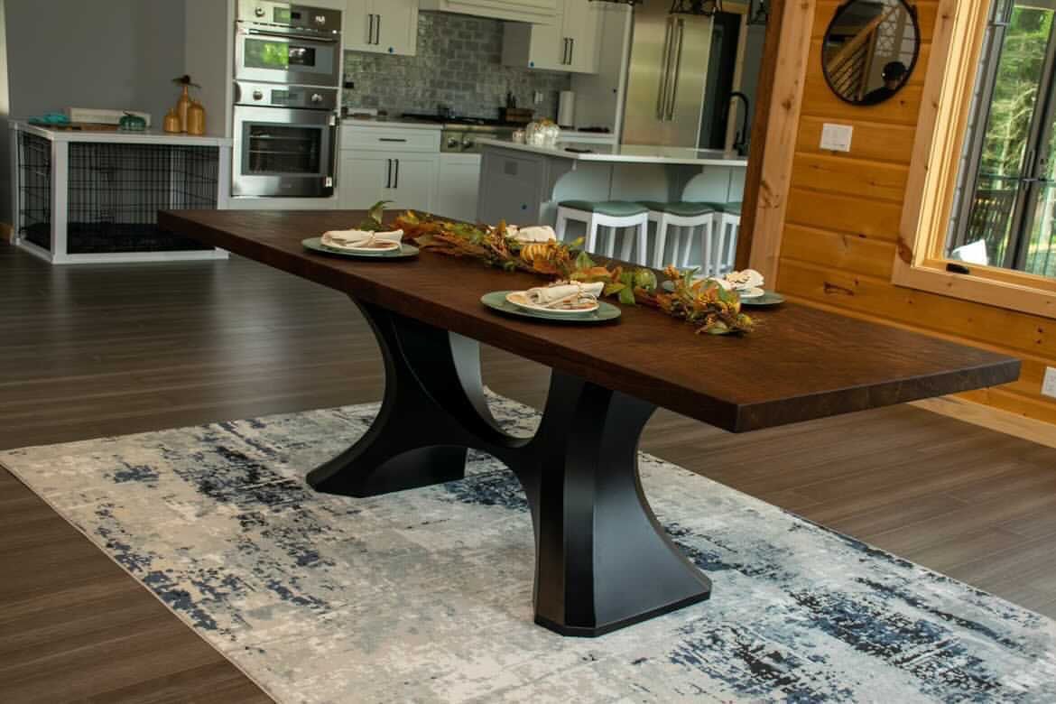 Customer photo review of Metal Table Base | Pedestal Table Base, Furniture Base, Flowyline Metal Design | 310 Hoshi