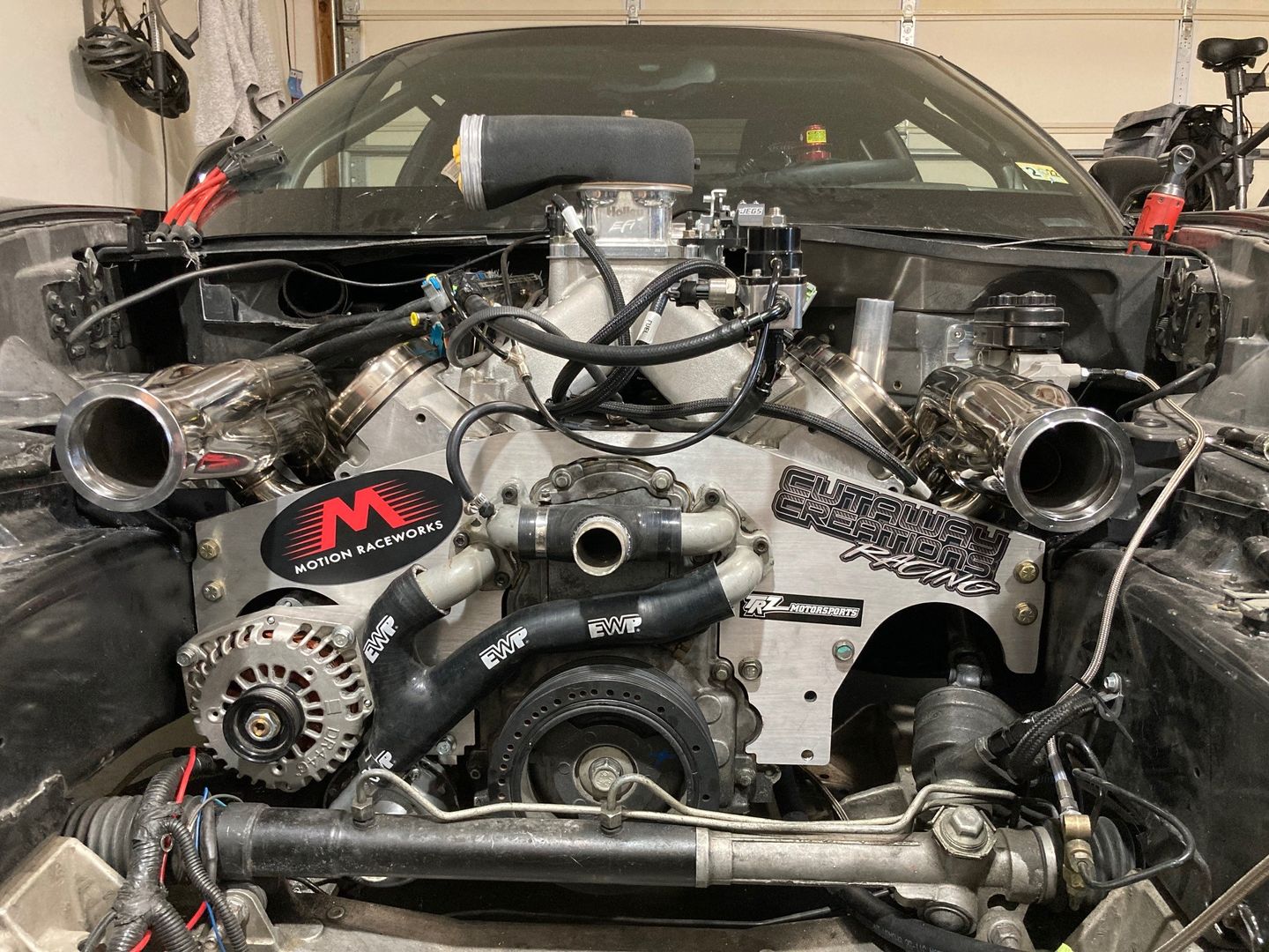 Customer photo review of Motion Raceworks LS Motor Plate w/ Header Cutouts LS1 LS2 LS3 LS6 LS7 LSA LS9 LSX