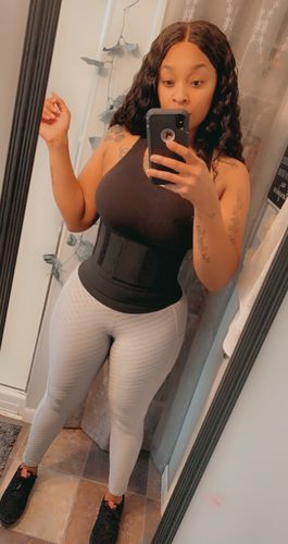 Customer photo review of Latex Compression Band
