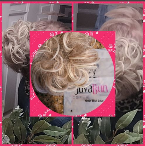 Customer photo review of JuvaBun Messy Bun