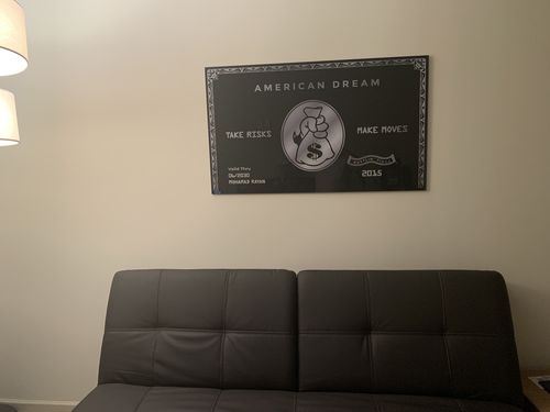 Customer photo review of "American Dream" Card