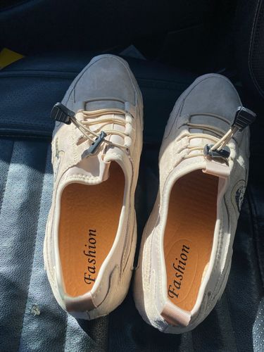 Customer photo review of Handmade Leather Casual Moccasins