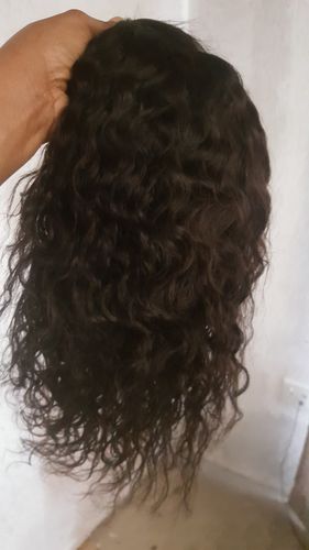 Customer photo review of Brazilian 4x4 Lace Wig - Water Wave 12"