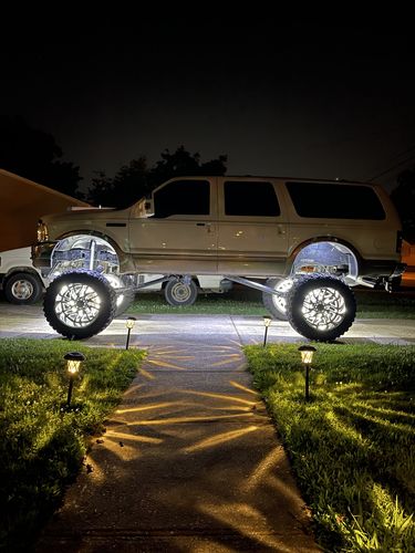 Customer photo review of Premium RGB+W Wheel Lights