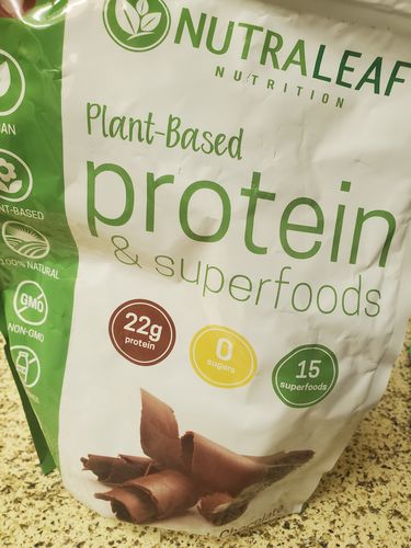 Customer photo review of NutraLeaf® Chocolate Protein