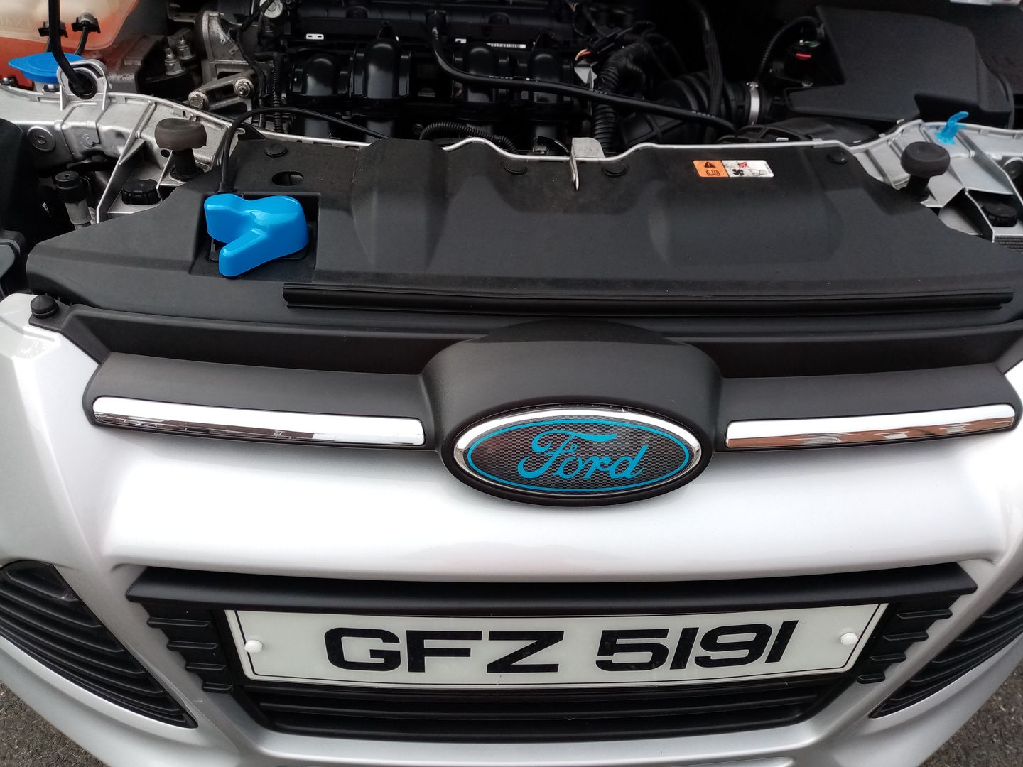 Customer photo review of Proform Bonnet Catch Cover (Painted/Hydrodipped) - MK3 / 3.5 Focus & Mk2 Puma