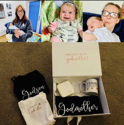 matching godmother and godson shirts