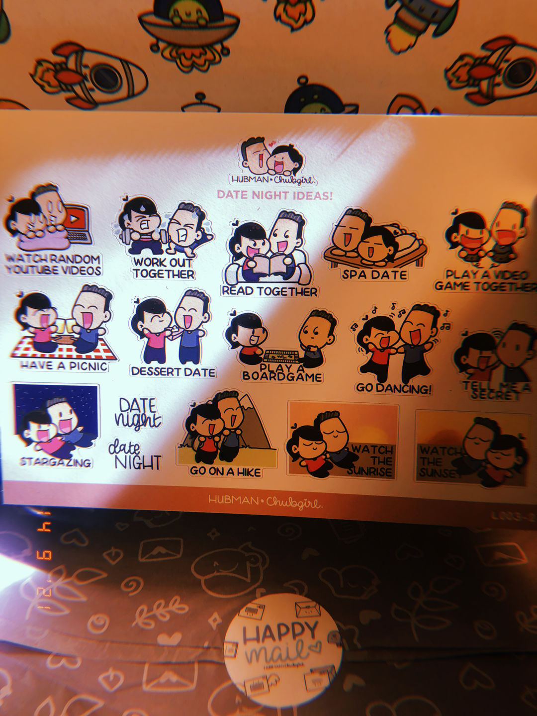 Customer photo review of Date Night Ideas (Set of 2)