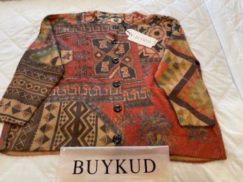 Customer photo review of Casual Floral Comfortable Knit Sweater Coat