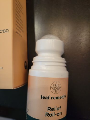 Customer photo review of 1000MG CBD Cooling Gel Roll-On Extra Strength