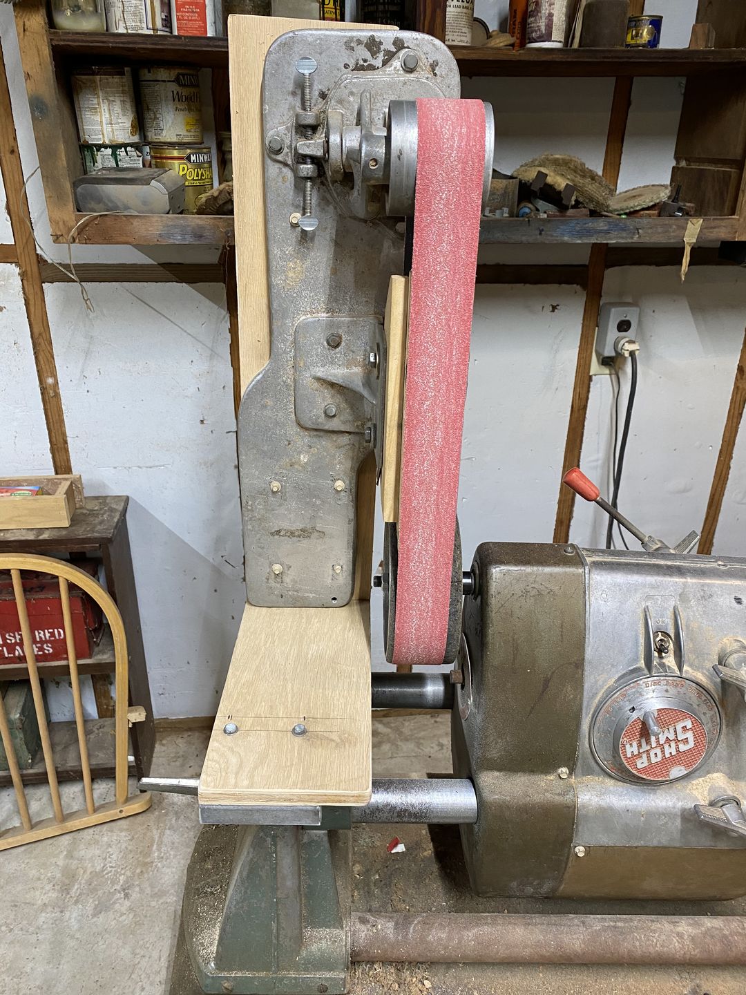 Customer photo review of 2" x 48" Sanding Belts for Stock Removal