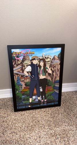 Customer photo review of Naruto Style Custom Portrait