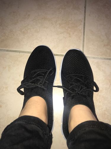 Customer photo review of Baskets Orthopédiques Pour Femme Rosy