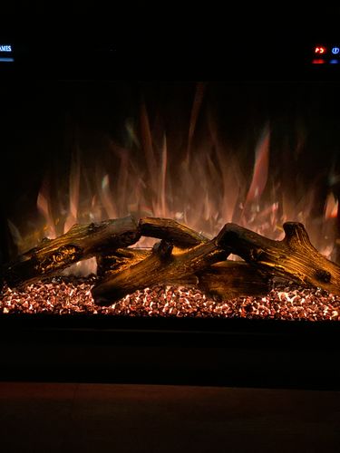 Customer photo review of Modern Flames Redstone 36" Built In Electric Firebox Insert