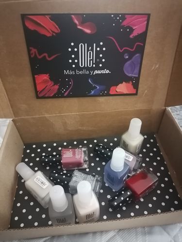 Customer photo review of Esmalte de Uñas Olé Glitter 3D, 13 ml
