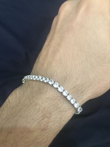 Customer photo review of Diamond Tennis Bracelet