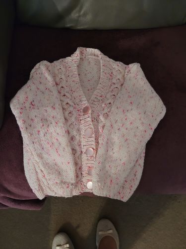 Customer photo review of Child Mystery Knitting Box