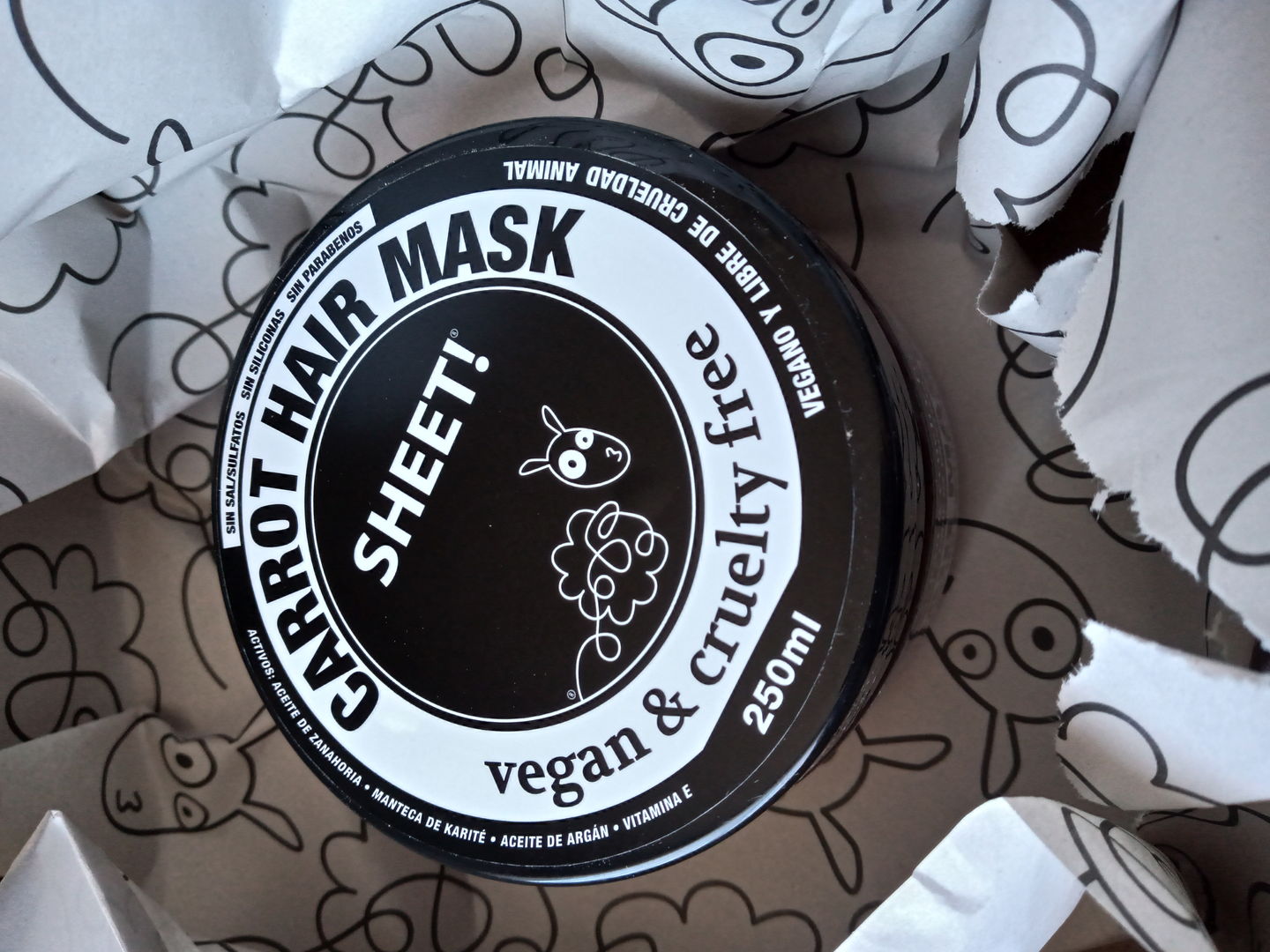 Customer photo review of CARROT MASK