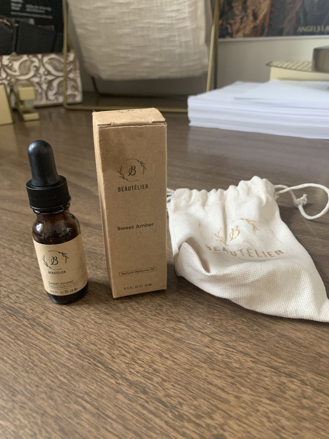 Customer photo review of Sweet Amber Perfume Oil