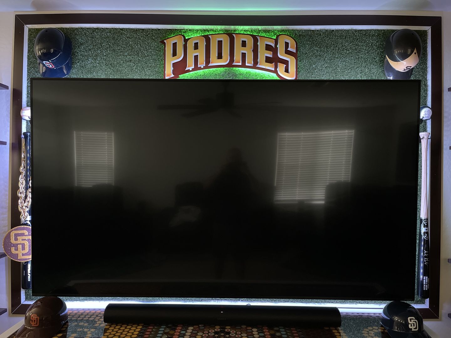 Customer photo review of San Diego Padres 3 Layer "PADRES" 3D Vintage Metal Wall Art