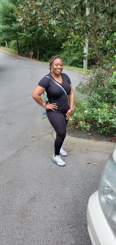 Customer photo review of Luxe Legging Set (Black)
