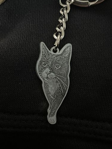 Customer photo review of Custom Keychain