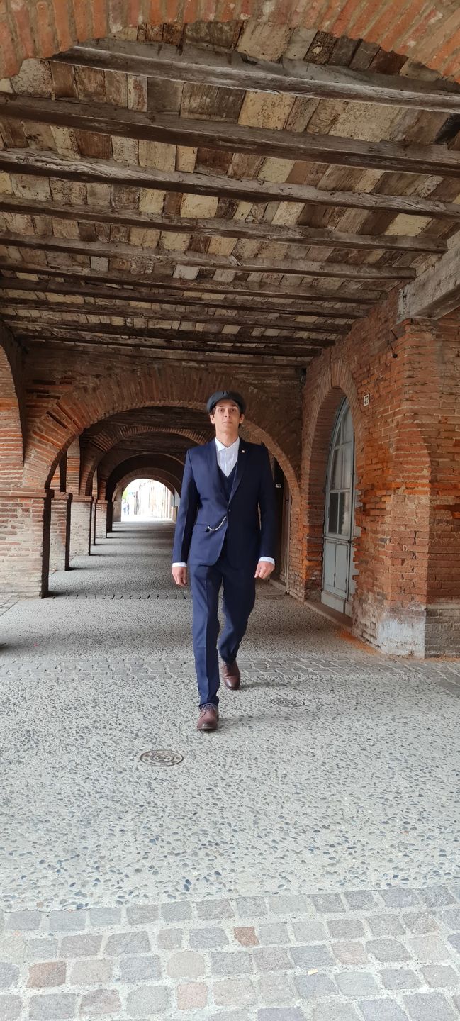 Customer photo review of Three-piece suit Shelby - Checkered