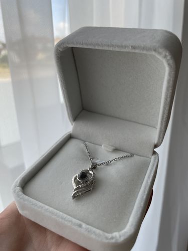 Customer photo review of Diamant-Herz mit Wunschfoto