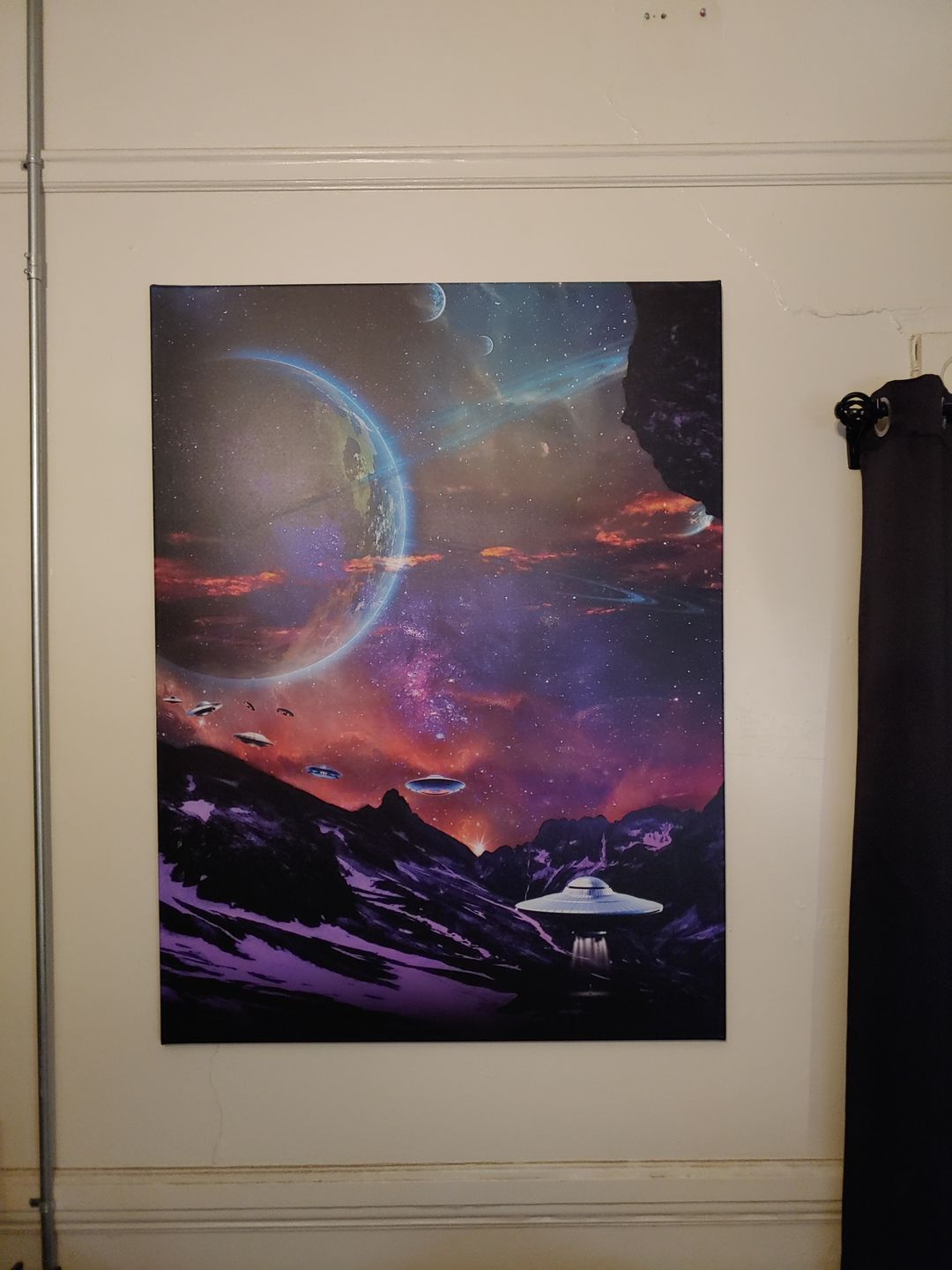 Customer photo review of Beam Me Up Canvas Set
