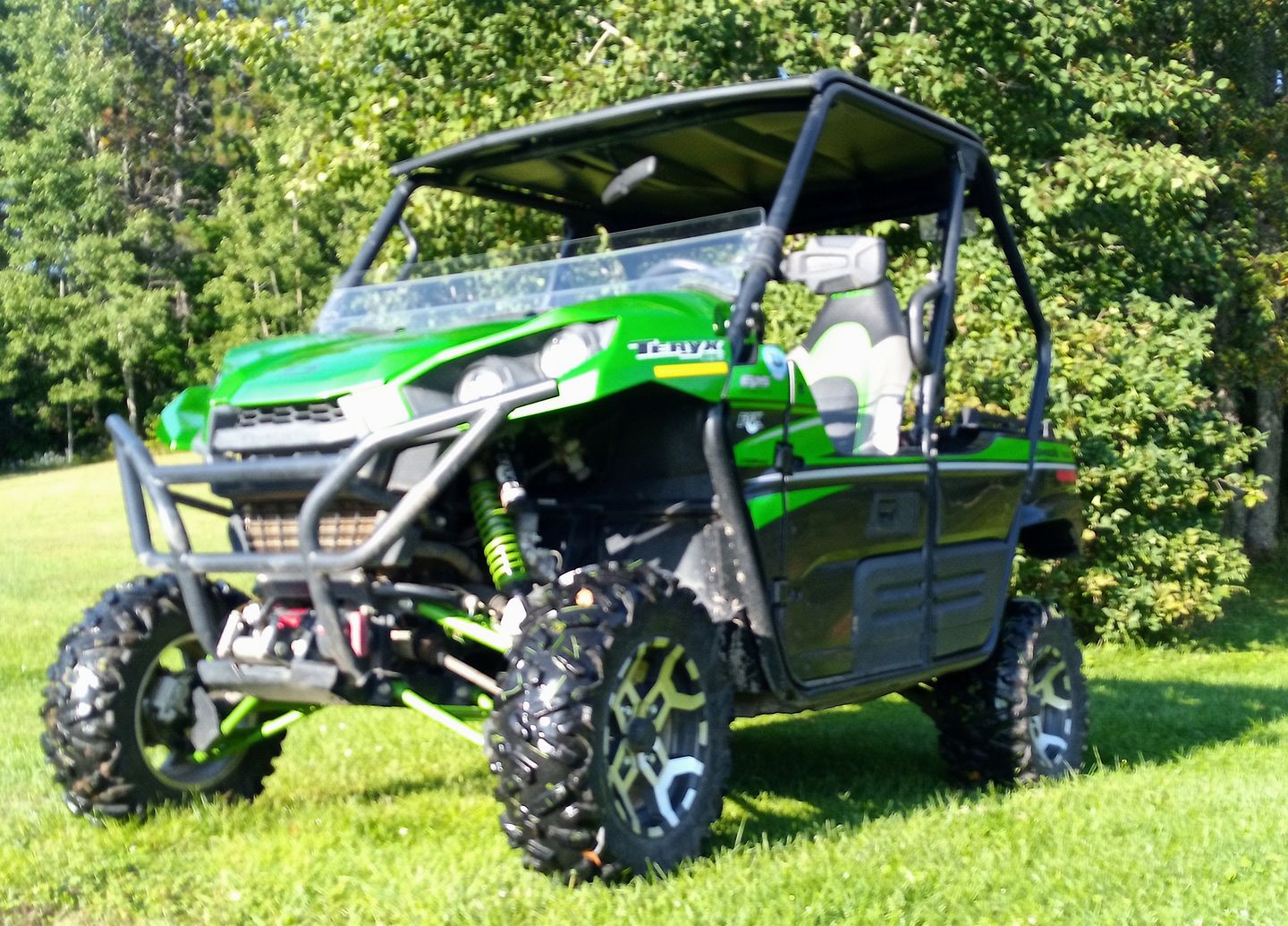 Customer photo review of Kawasaki Wheel Spacers - Select Model (Sold in Pairs)
