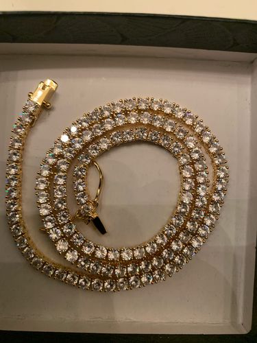 Customer photo review of ICED OUT Tennis Chain