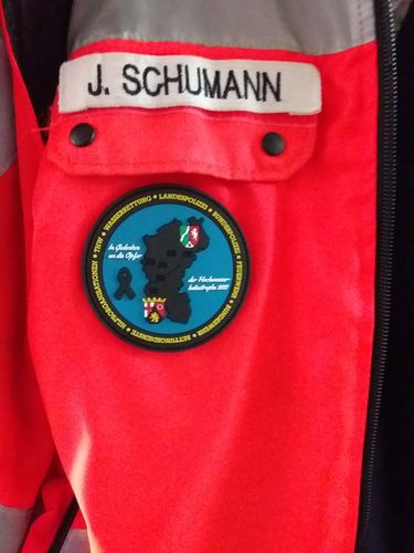 Customer photo review of Solidaritätspatch Hochwasserkatastrophe Rubber Patch