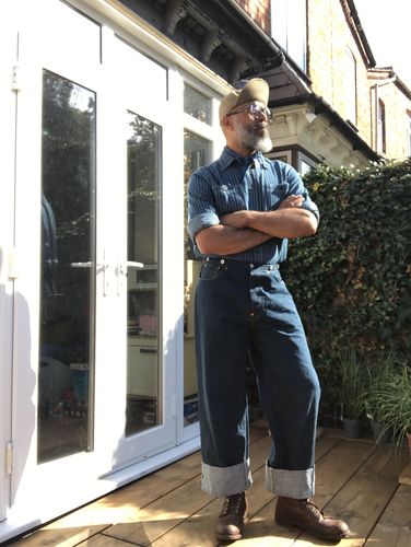 Customer photo review of 9 oz. Wabash Vent Hole Work Shirt